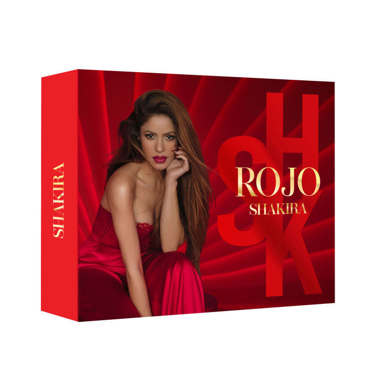 shakira red eau de parfum 50ml étui 2 pièces EDP 50 ML + LOTION CORPS 75 ml