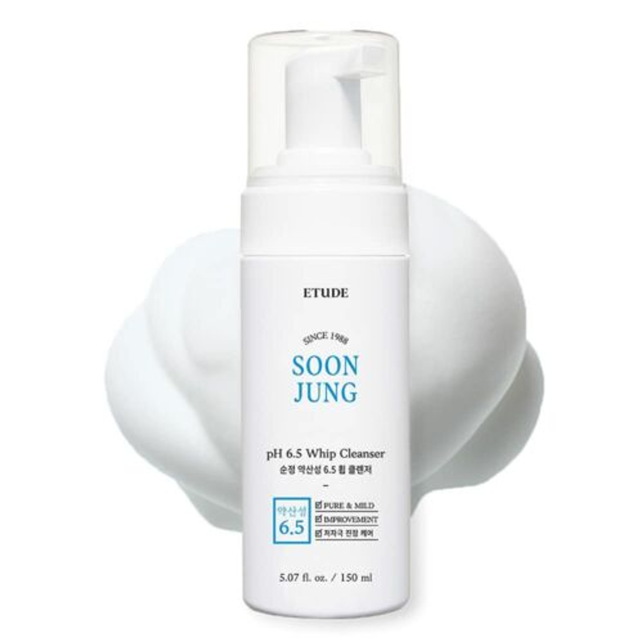 ETUDE SOONJUNG PH 6.5 WHIP ARCTISZTÍTÓ HAB 150ML