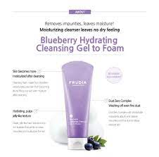 Frudia blueberry hydrating cleansing gel - 145ml - Skin Type - Dry & Dull Skin, Oily Skin, and Sensitive Skin.