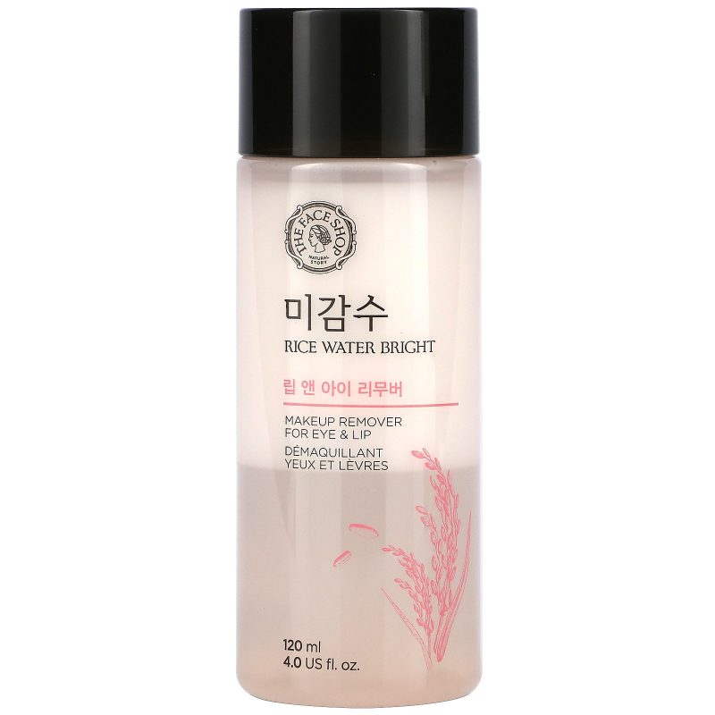 The Face Shop Rice Water Bright Makeup Remover For Lip&Eye – 120ml