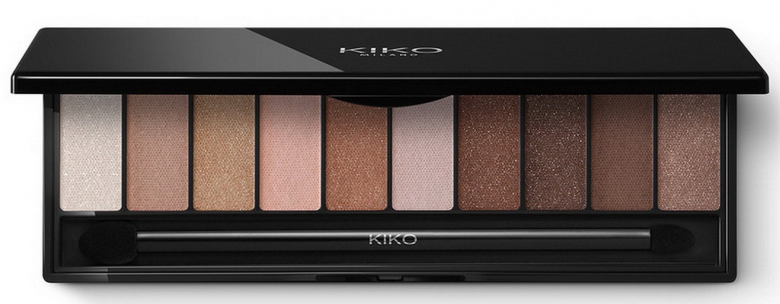 Palette cieni do powiek Kiko Milano Soft Nude 02 Warm Tones 10 cieni 8 g