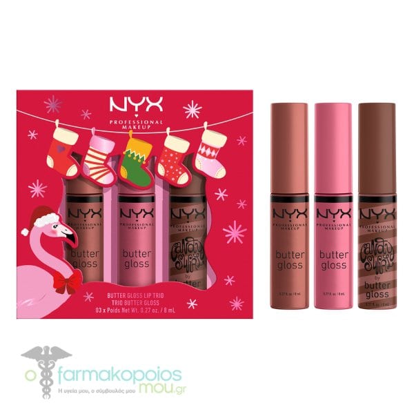 NYX PROFESSIONAL MAKEUP Promo XMAS Butter Gloss Trio Gift