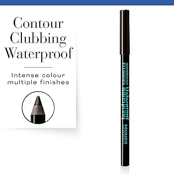 Bourjois Contour Clubbing Waterproof Pencil & Liner 41 Black Party, 1.2G