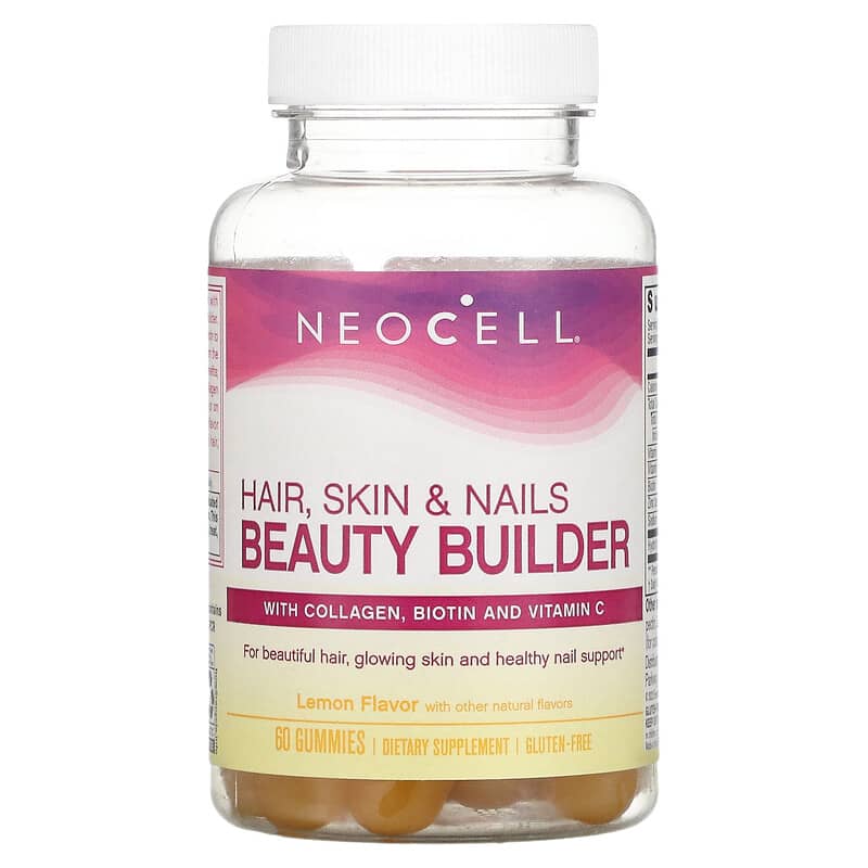 NeoCell Hair Skin & Nails Beauty Builder Lemon 60 Gummies