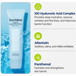 Torriden - DIVE-IN Watery Moisture Sun Cream SPF50+ PA+++  60ml