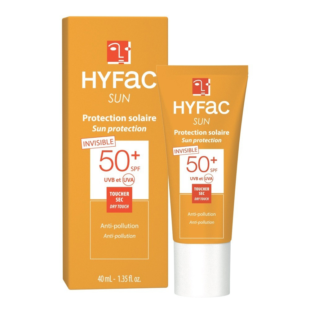 Hyfac Sun Toucher Sec SPF50+ Invisible 40ml