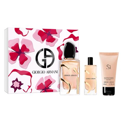 GIORGIO ARMANI Si Eau de parfum Gift Set 100ml + 15ml + 50ml Body Lotion