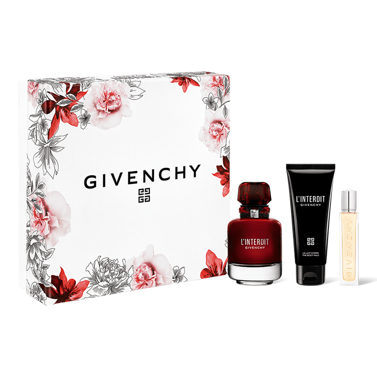 Givenchy L'Interdit Eau de Parfum Rouge 3-Piece Gift Set 80ml