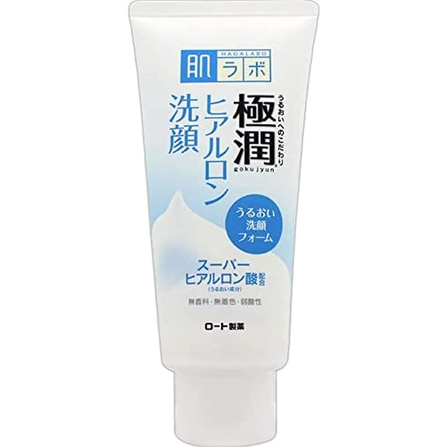 Hada Labo Rohto Gokujun Hyaluronic Face Wash - 100g