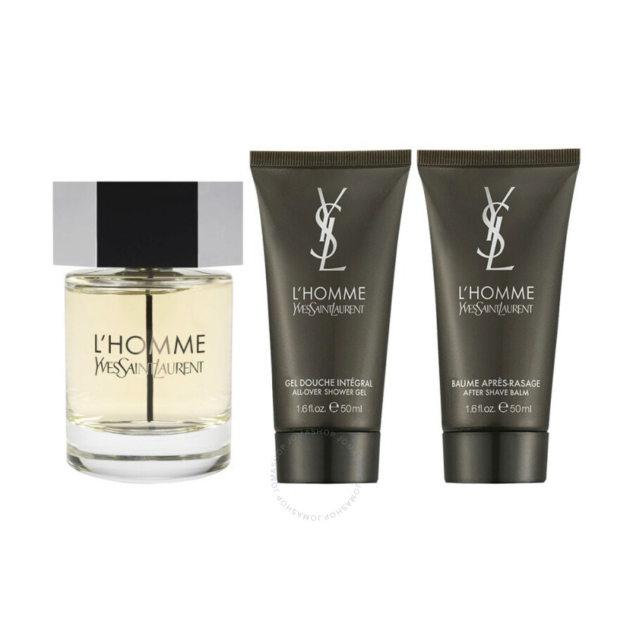 YVES SAINT LAURENT Edt Spray 100ml/Shower Gel 50ml/After Shave Balm 50ml