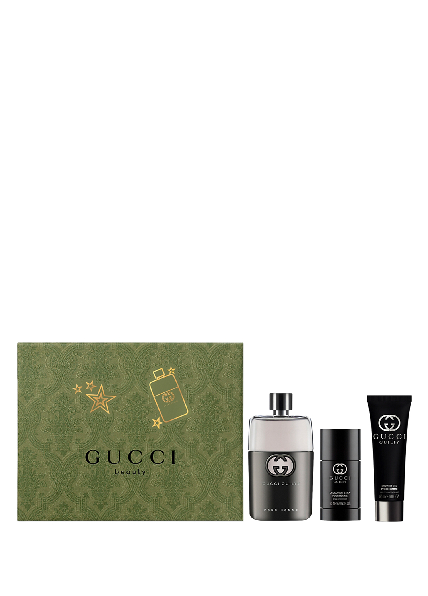 GUCCI  Men's Guilty Pour Homme Gift Set Fragrances EDT90ml+SG50ml+Deo75ml