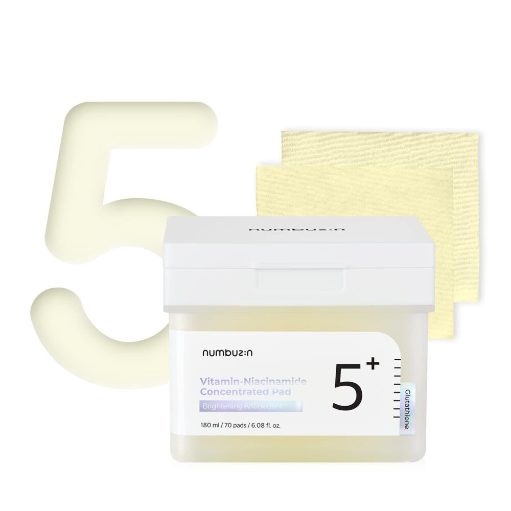 numbuzin No.5 Vitamin-Niacinamide Concentrated Toner Pad