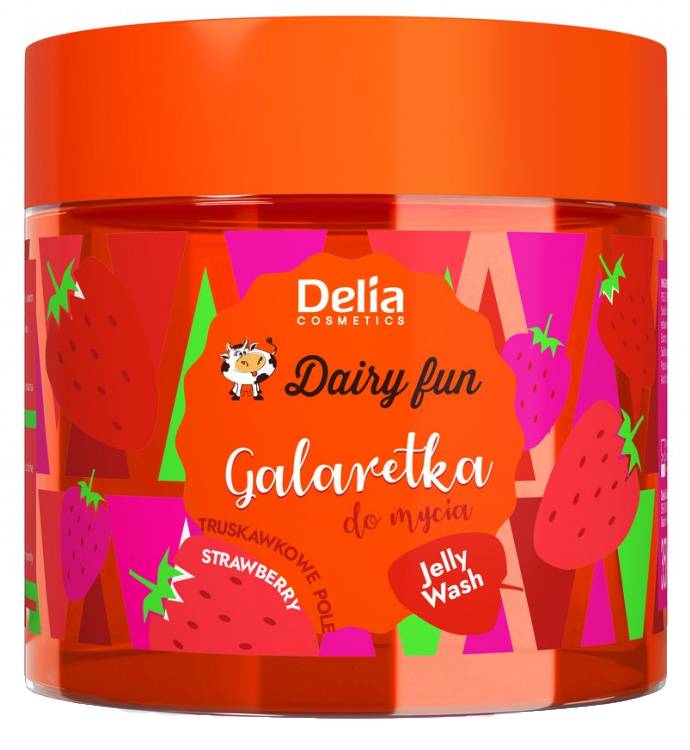 Délia Cosmétiques Gelée lavante - Champ de fraises, 350 g