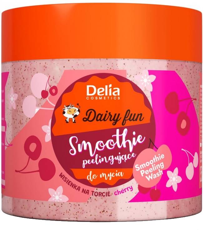 Peeling douche Delia Cosmetics Dairy Fun Smoothie Cerise 350 g