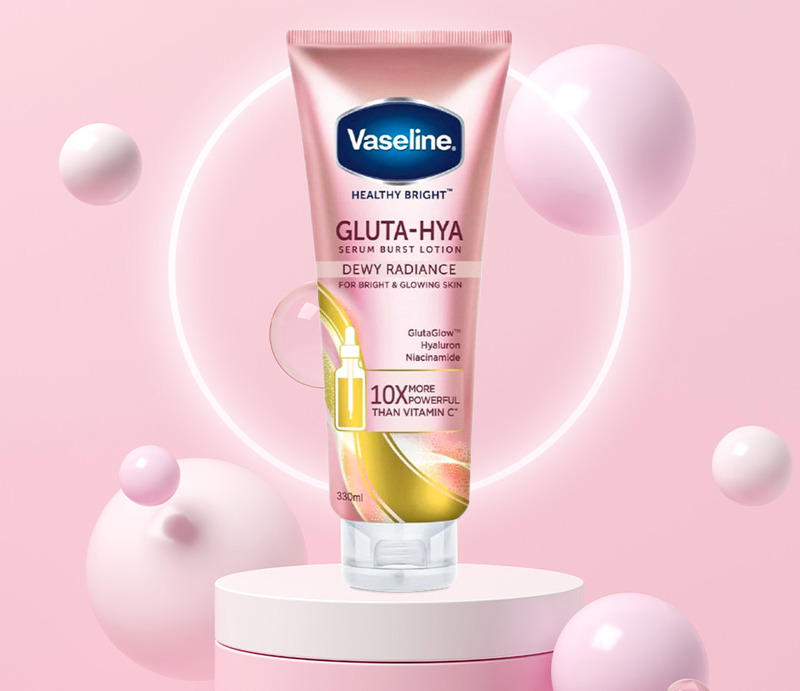 Vaseline Body Lotion Gluta-Hya Serum Burst 330ml