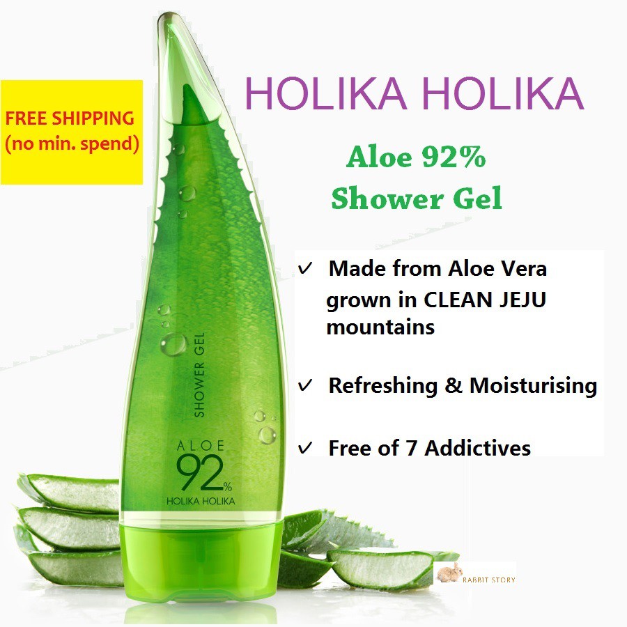 Holika Holika (VEGAN) ALOE CLEAN WATER FORMULA 92% SHOWER GEL 250ml