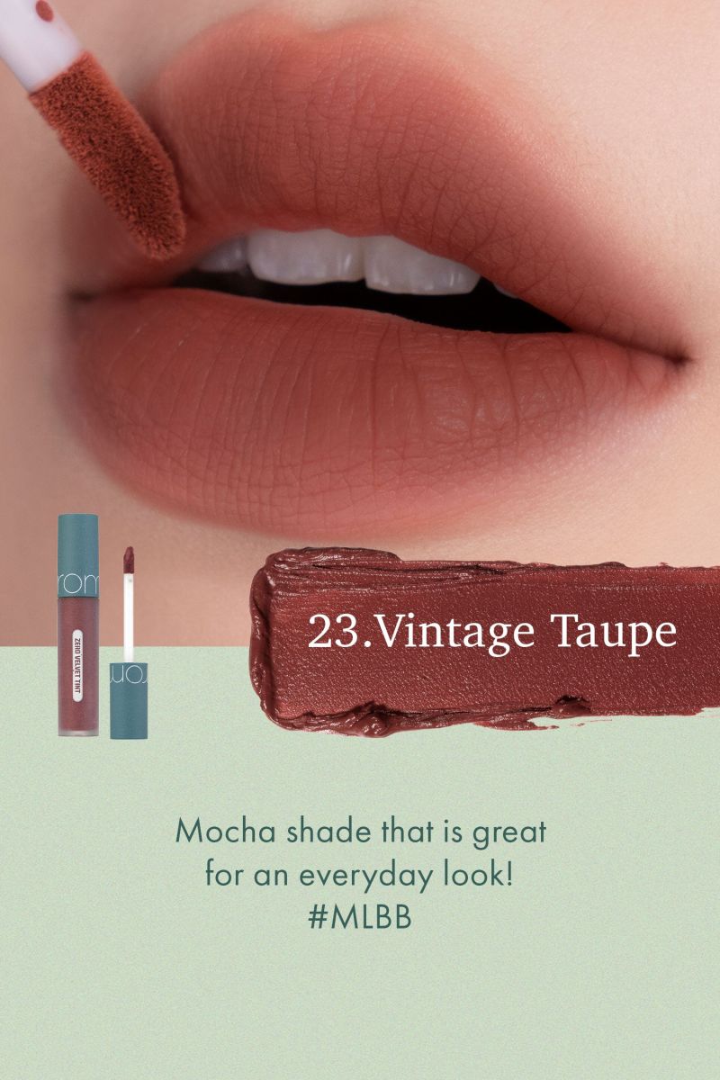 rom&nd ZERO VELVET TINT 23. VINTAGE TAUPE