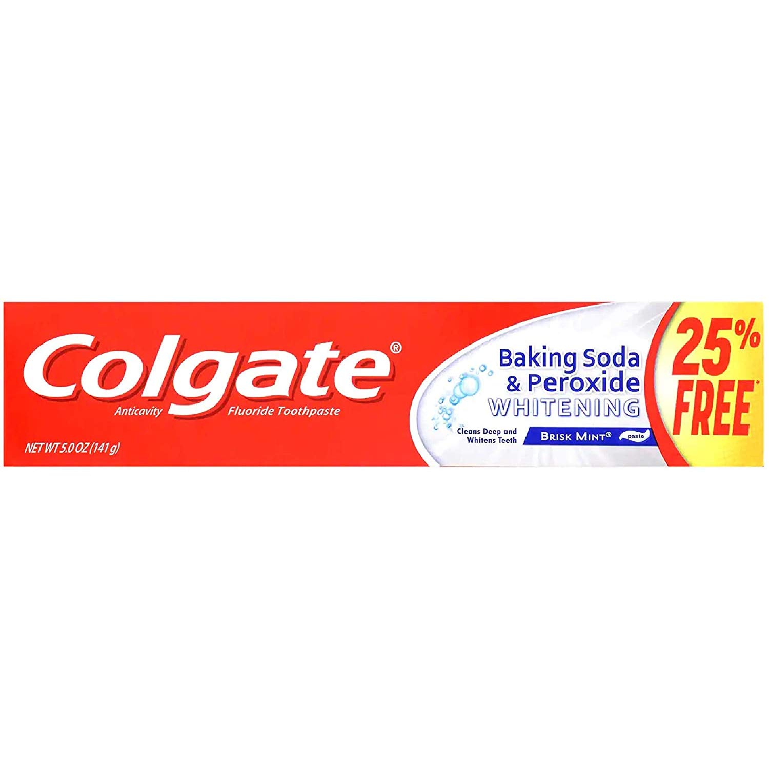 Colgate Baking Soda & Peroxide Whitening Brisk Mint 141 g