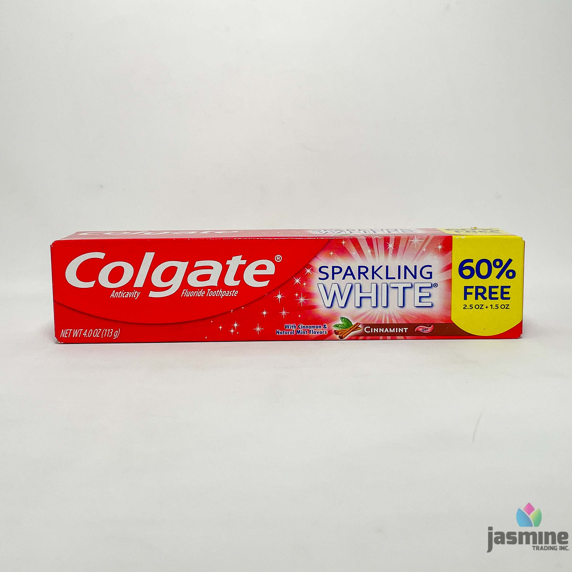 COLGATE SPARKLING WHITE CINNAMINT TOOTHPASTE 4 OZ