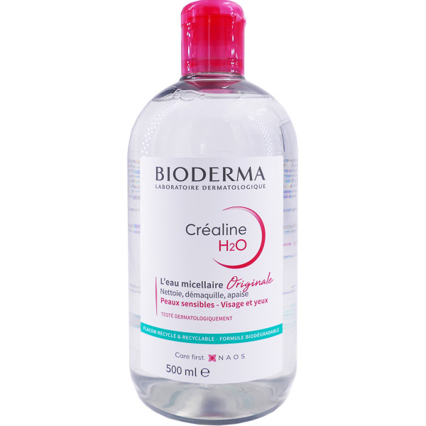 BIODERMA CREALINE H2O EAU MICELLAIRE ORIGINALE 500ML