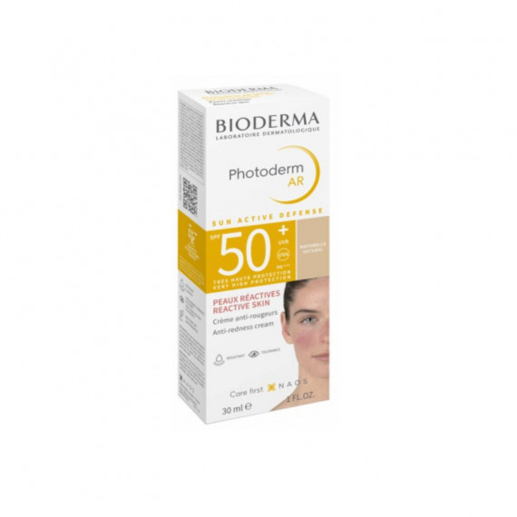 Bioderma Photoderm AR SPF 50+, Protection solaire visage anti-rougeurs, 30 ml