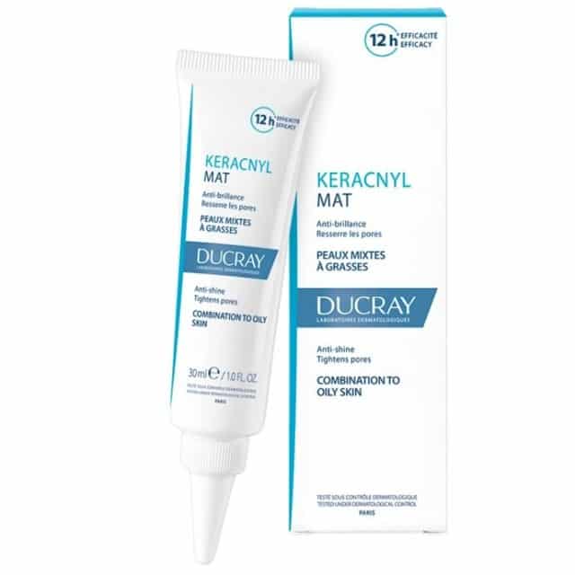 Ducray KERACNYL Mat Anti-Brillance 30ml - Peaux Mixtes à Grasses, Peaux à Imperfections