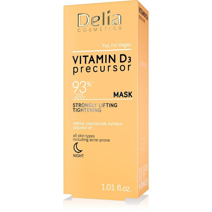 Délia Cosmétiques Précurseur de la vitamine D3 masque liftant pour la nuit