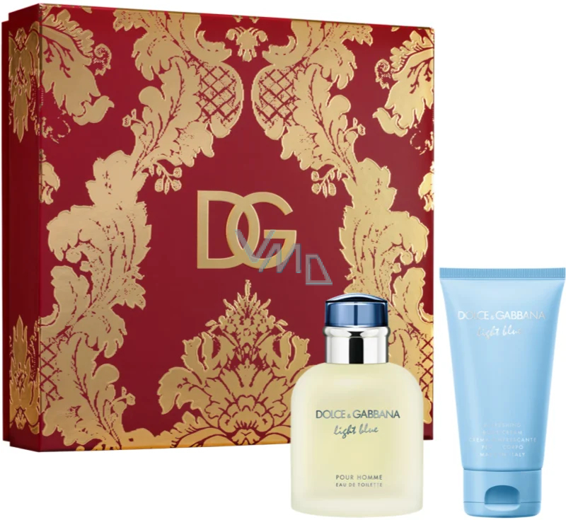 Dolce & Gabbana Light Blue Pour Homme Eau de Toilette 75 ml + Body Cream 50 ml