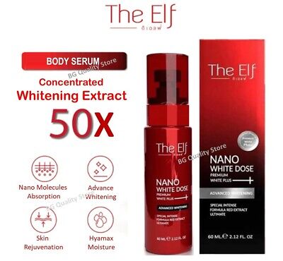 The Elf Nano White Dose Premmium White Plus Serum Nourish Skin 60 ml