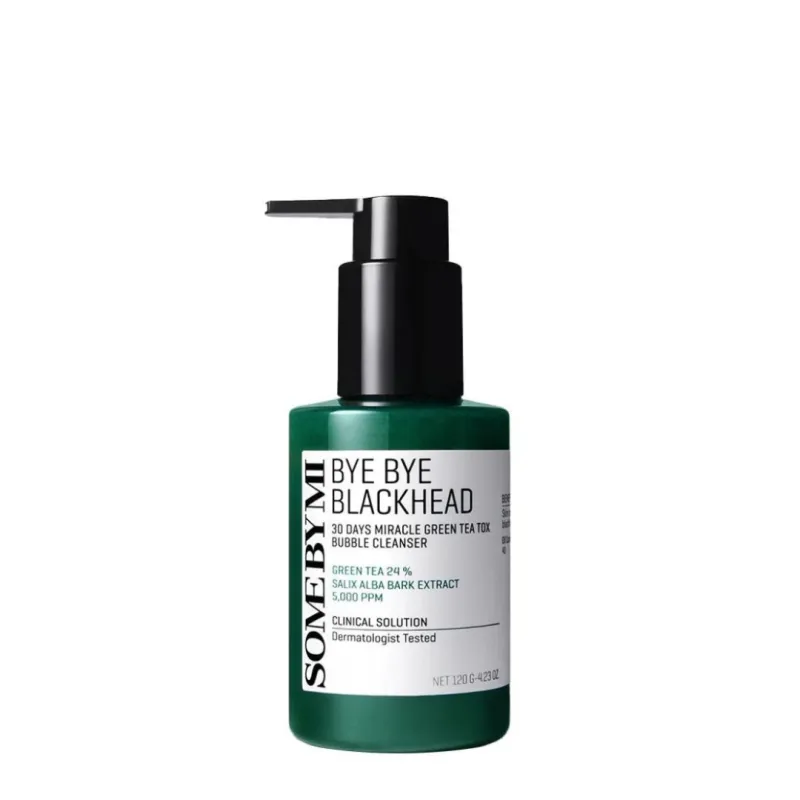 SOME BY MI - *Bye Bye Blackhead 30Days Miracle Green Tea Tox Bubble Cleanser 120g