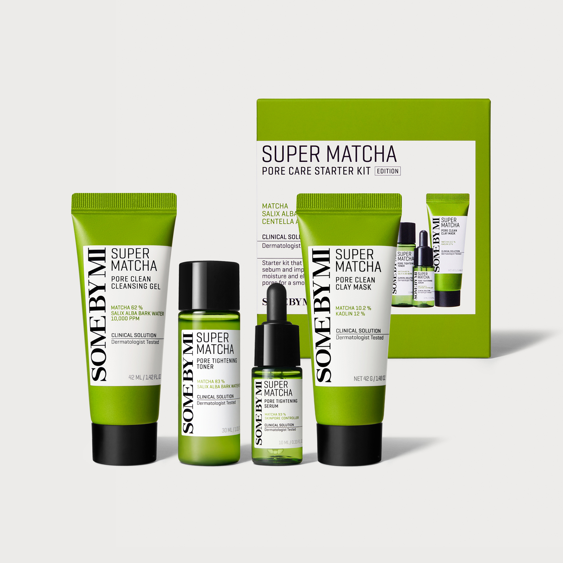 Some By Mi - Super Matcha Pore Care Starter Kit 4 pcs