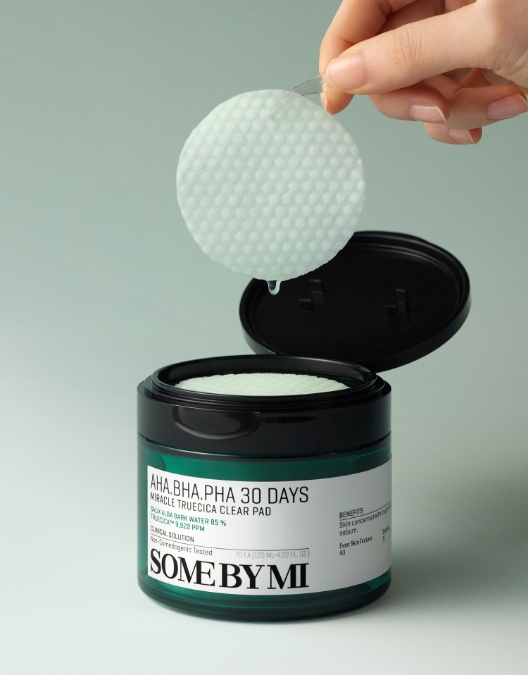 SOME BY MI AHA-BHA-PHA 30 DAYS MIRACLE TRUECICA CLEAR PAD Korean Cosmetics