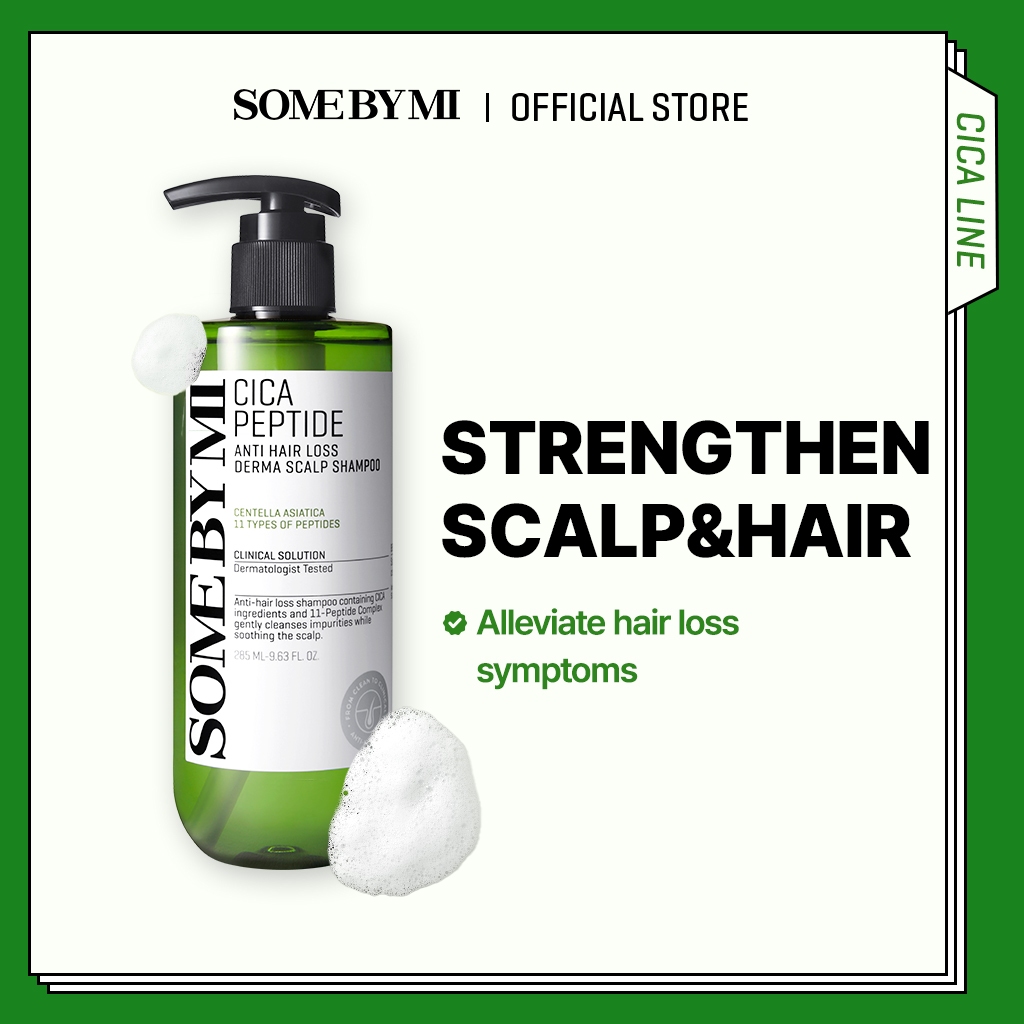 Some By Mi - Cica Peptide Anti Hair Loss Derma Scalp Shampooing | Shampooing anti-chute