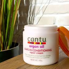 Cantu Argan Oil Leave in Conditioning Repair Cream, 453gm