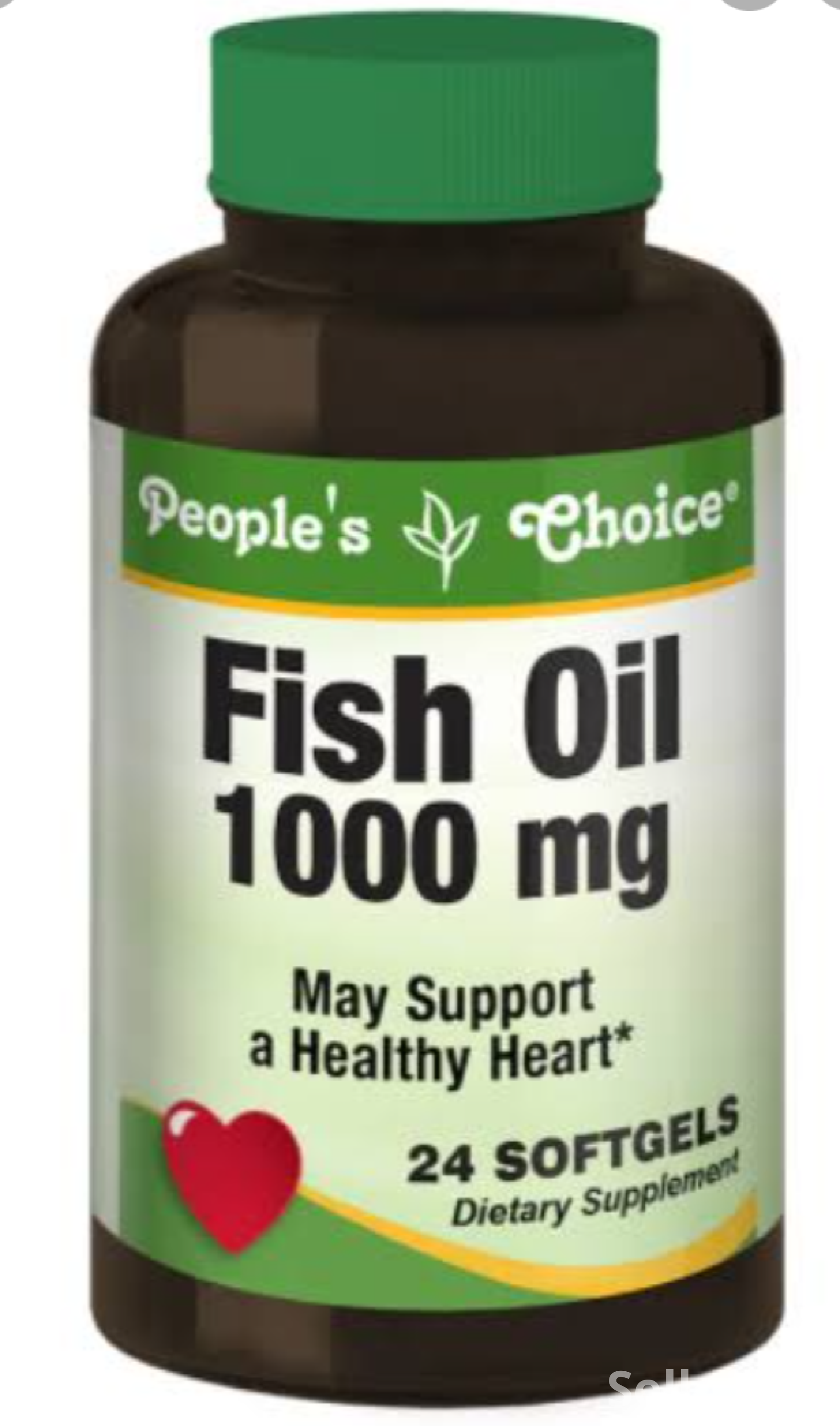 People's Choice 1000-mg. Fish Oil Softgels, 18 ct.