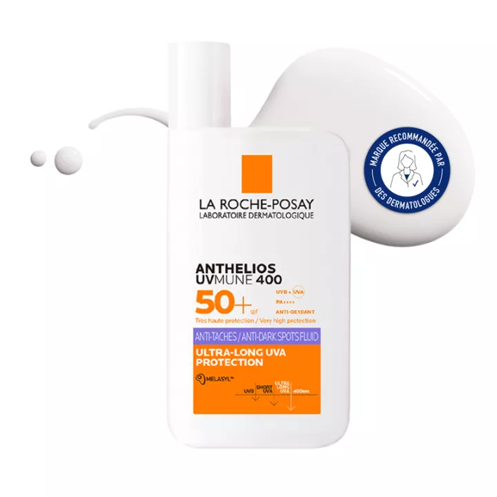 La Roche-Posay Anthelios UVMUNE 400 Fluide Crème solaire Invisible Anti-Tâches