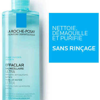 La Roche Posay EFFACLAR Eau Micellaire peau à tendance acnéique 400ml