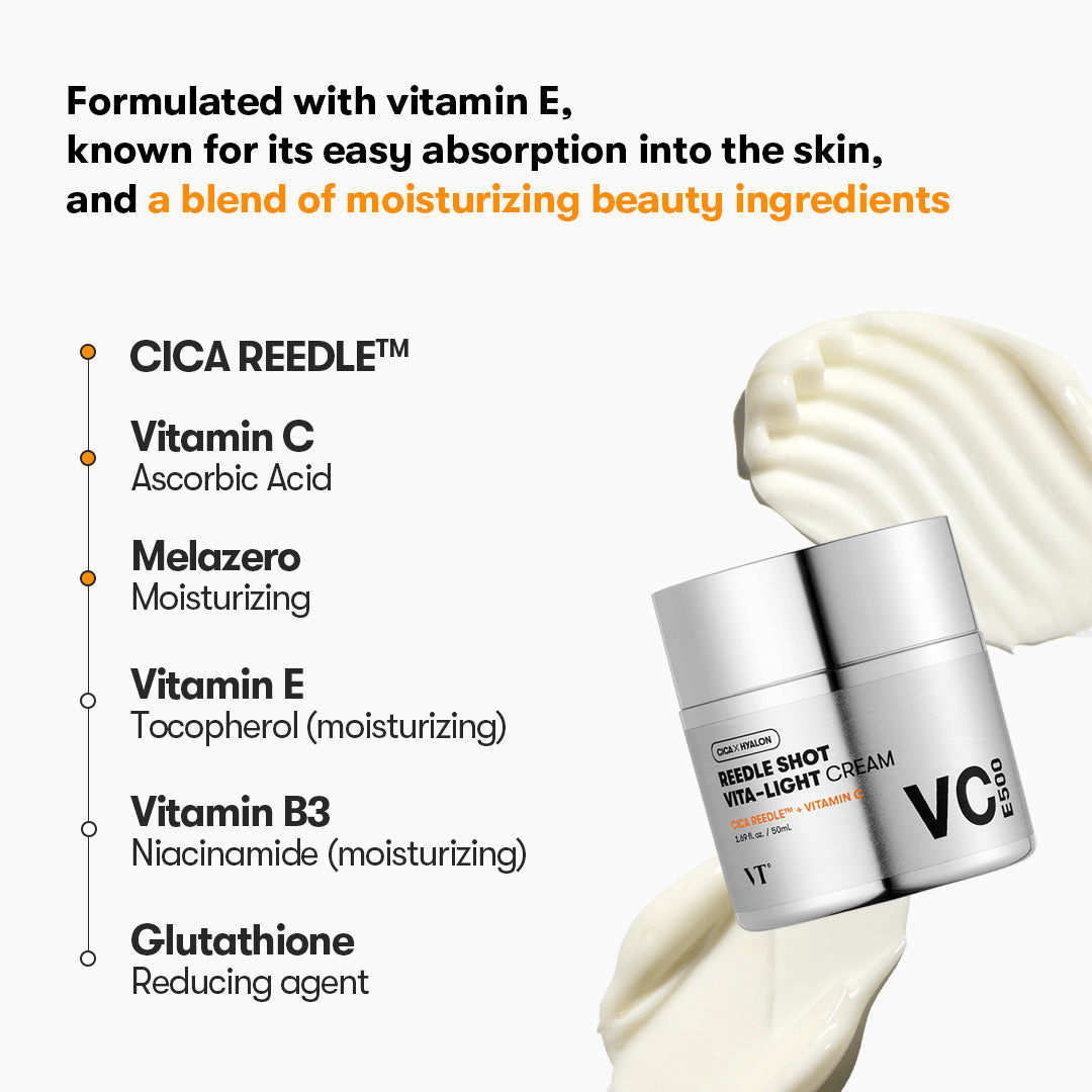 VT COSMETICS REEDLE SHOT VITA-LIGHT CREAM 50ml