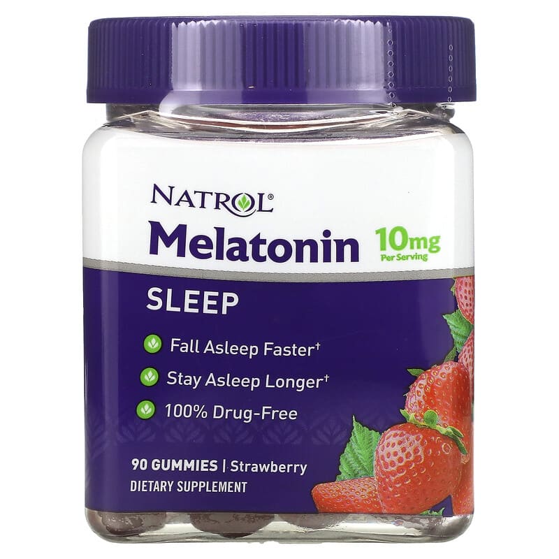 Natrol Melatonin Strawberry 5 mg 90 Gummies