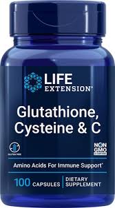 Life Extension, Glutathione, Cysteine & C, 100 Capsules