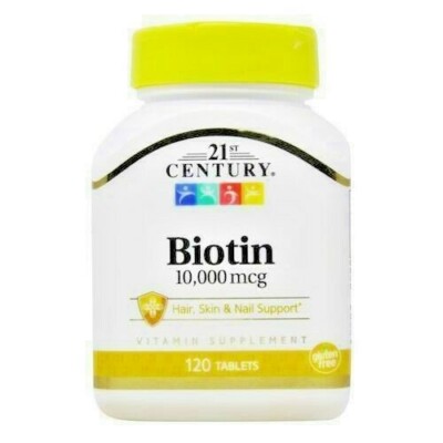 21st Century Biotin 10000 mcg Tablets 120 count