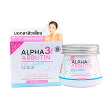Precious Skin Thailand Alpha Ar-butin 3+ Collagen Cream Scrub Acne Dark Skin