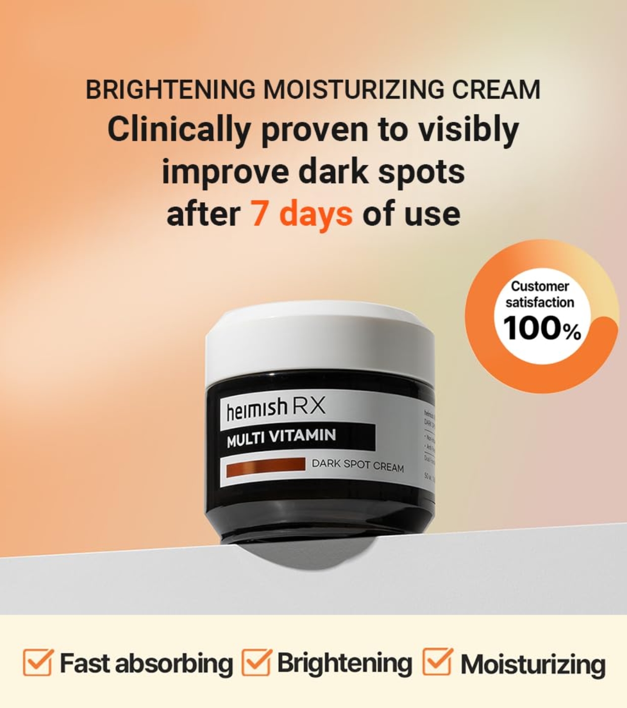Heimish RX* - Moisturizing facial cream Multi Vitamin Dark Spot Cream