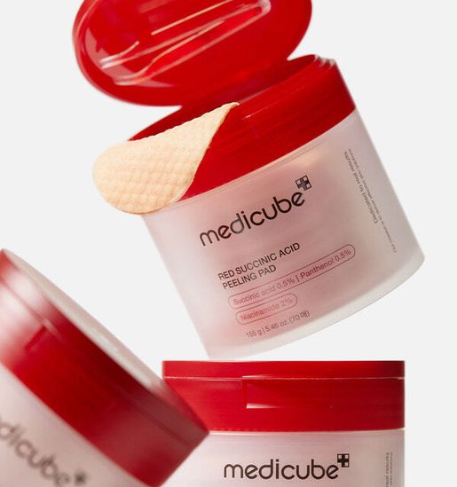 Medicube - SUCCINIC ACID EXFOLIATING PADS 70'PCS