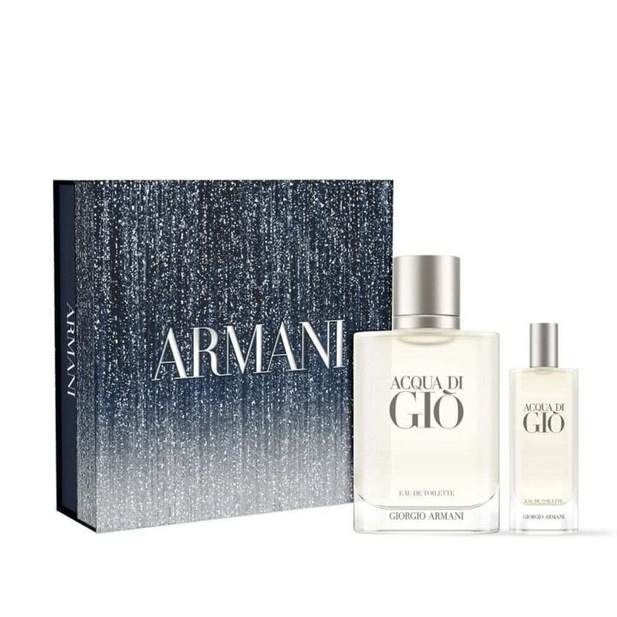 Giorgio Armani Acqua di Gio Eau de Toilette Xmas Set Eau de Toilette 100ml + Eau de Toilette 15ml