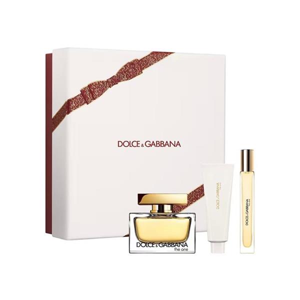 DOLCE & GABBANA THE ONE Vaporisateur 75 ml + Tube 50 ml + Vaporisateur de voyage 10 ml