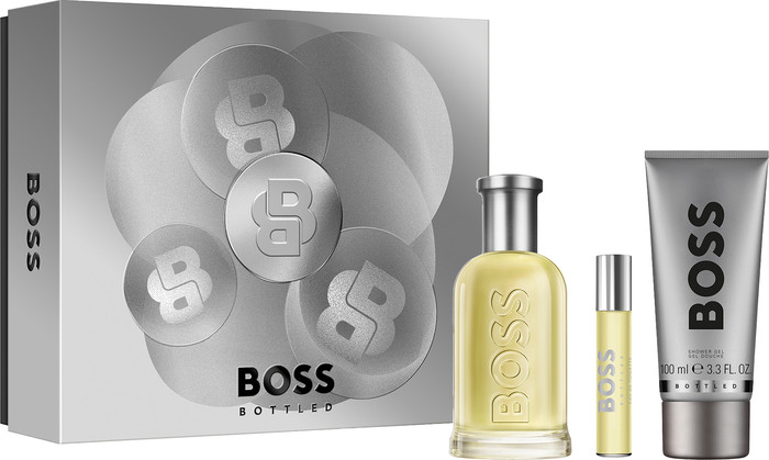 BOSS BOTTLED Coffret eau de toilette 100ML + gel douche + vaporisateur