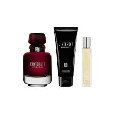 Givenchy L'Interdit Rouge Eau de Parfum 80ml 3Pcs Spray Set