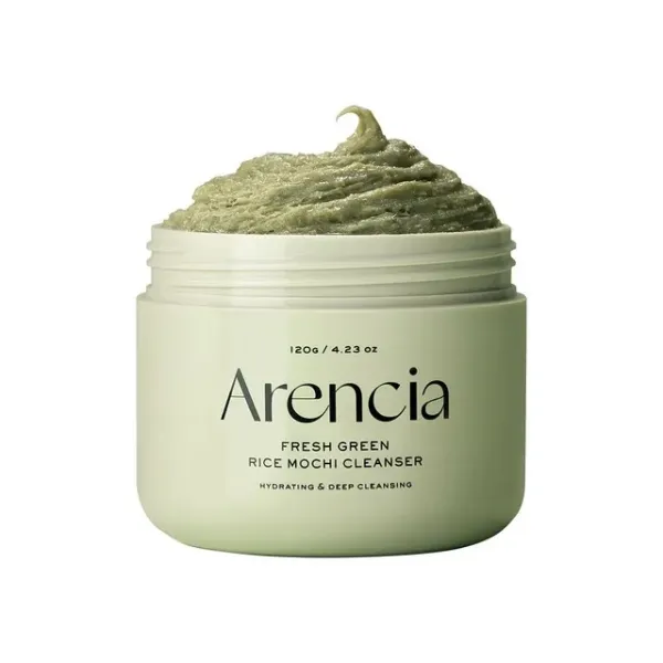 Arencia Fresh Green Rice Mochi Cleanser 120g - Pureté Éclat