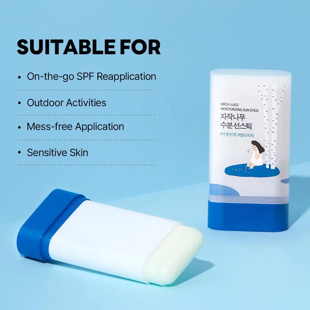 ROUND LAB Birch Juice Moisturizing Sun Stick SPF 50